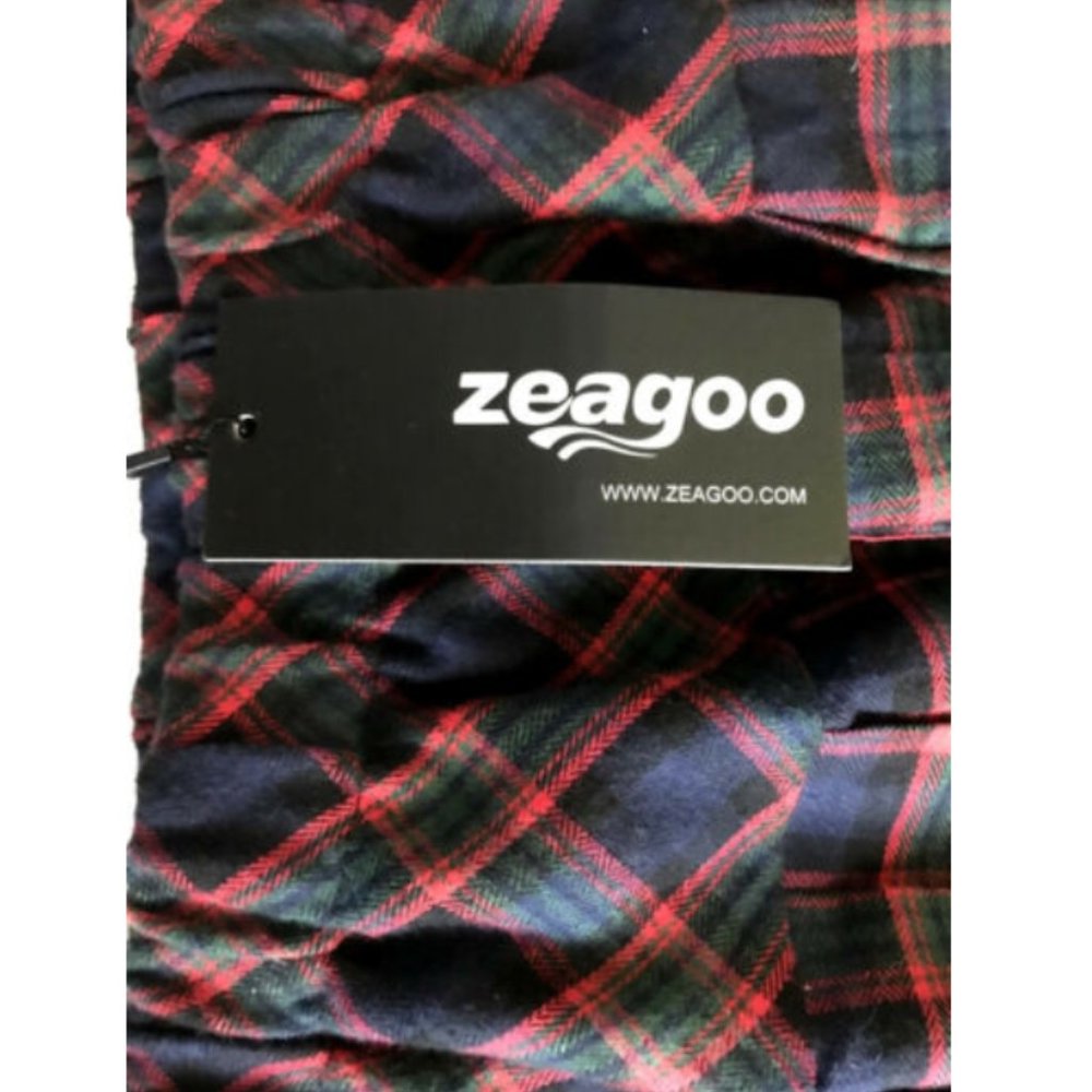 NEW Zeagoo Pleated Elastic Waist Tartan Skirt NWT - Picture 5 of 6